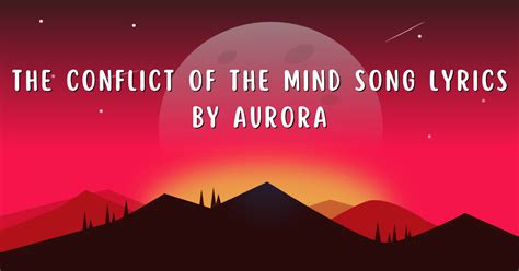 conflict of the mind lyrics|conflict of the mind song lyrics.